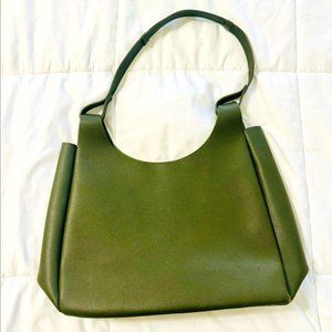 NEIMAN MARCUS TOTE BAG LARGE Green Olive